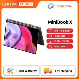 CHUWI MiniBook X 2025 2-in-1 Laptop Tablet Intel N150 CPU