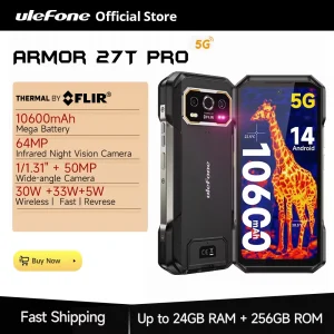 Ulefone Armor 27T Pro 5G THERMAL BY FLIR® Rugged Phone