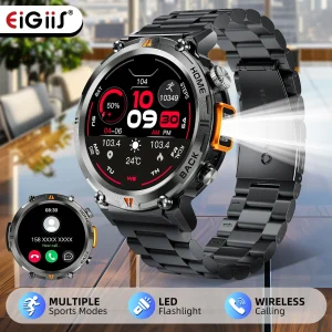 EIGIIS 2024 New KE3 Bluetooth Call Smart Watch Men